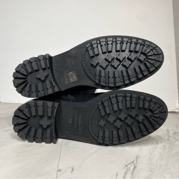 Aquatalia Omara Black Suede Tall Boot 10 - Picture 16 of 16